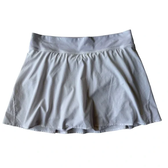 Lululemon Women's Lightweight High-Rise Tennis Skirt Skort White Size 8 - Picture 2 of 13